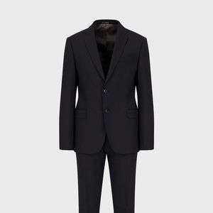 Emporio Armani Men Two Button Black Jackets 52R